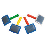 Big plastic handle wire brush