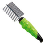 18+35 teeth double side comb with rubber soft grip