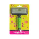 Soft slicker brush with PVC tips Medium