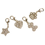 Beautiful dog pendant 16 pcs packed in a card