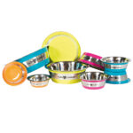 COLOR Opaque stainless steel bowl Ø21 cm - mixed c