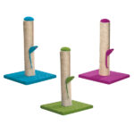 Color pulse scratching tree with mouse tray cm 30x