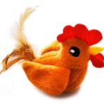 Cat Shaking toy - Chicken with feathers cm 9x16