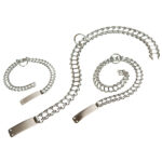 Chrome plated tank chain size L cm 60