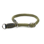 Nylon Rope choke collar Hunter Green - Large - Ø13