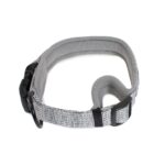 Nylon Deluxe Collar Silver Grey 15mmx30-35 cm