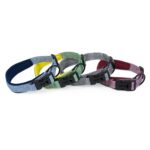 Nylon Deluxe Collar Lime Green M - 25mmx35-43cm