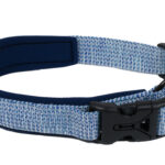 Nylon Deluxe Collar Blue Navy M - 25mmx35-43cm