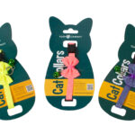 Glitter Cat Collar with Bow safety buckle cm 10x30