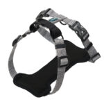 Nylon Deluxe Harness Silver L - 25mmx58-71cm