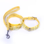 Muso Collar&Leash Set w/bows and strass 12x20cm