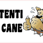 Attenti al cane in forex umoristico 10 25x12,5 cm