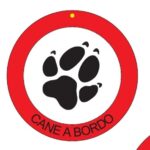 Cane a bordo in forex con zampa 10 cm