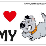 "I Love" Magnet 9x6cm - Comic design 3