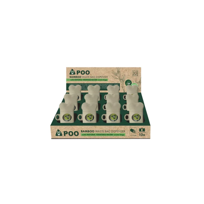 POO Bamboo Waste Bag Dispenser - Figura 1