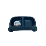 PLASTIC DOUBLE BOWL - 2 x 400 ml