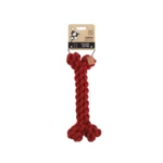 COTO Eco rope dog toys Red Duo Ball 28cm
