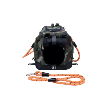 REMIX Travel Carrier 2 in 1 with Leash/Shoulder Belt - Camouflage & Orange