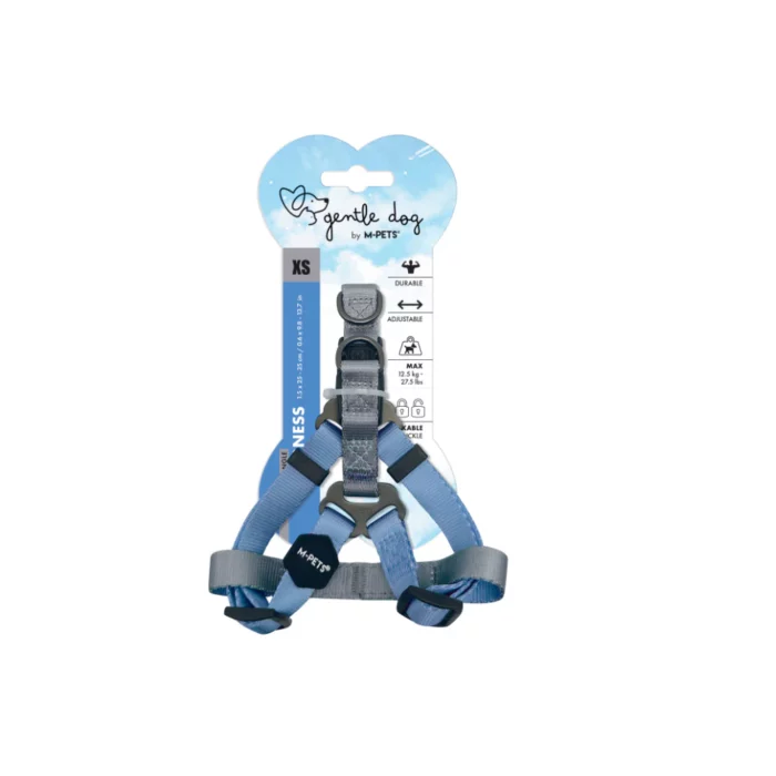 GENTLE DOG Triangle Harness XS Blue - Figura 1