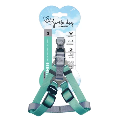 GENTLE DOG Triangle Harness S Green