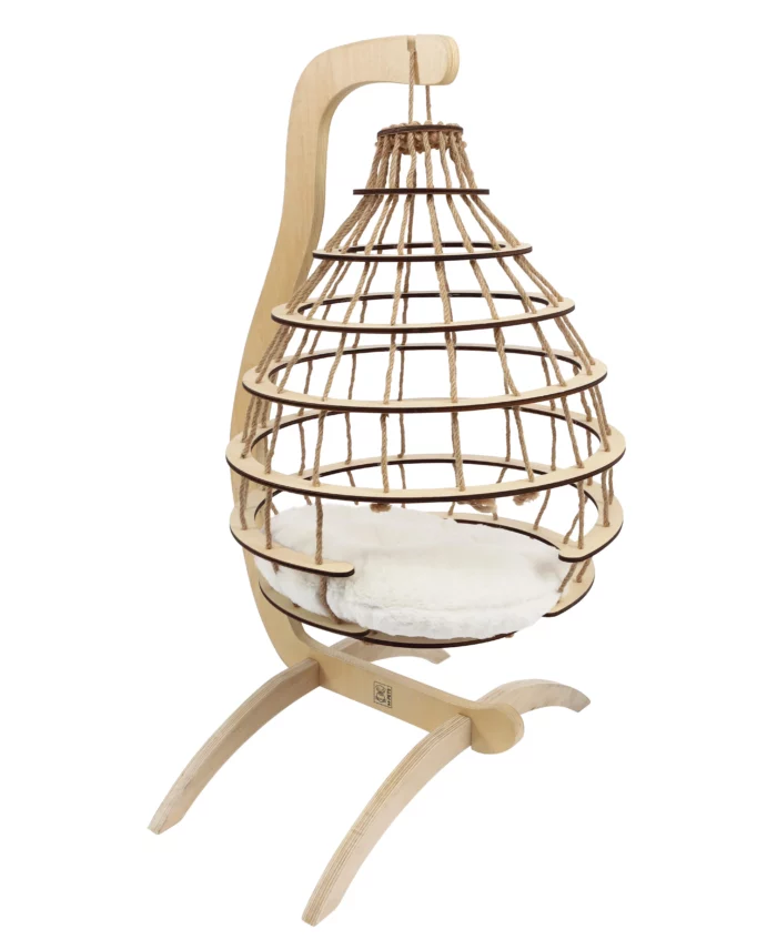 Cloud Hanging Cat Bed with Cushion - Figura 1