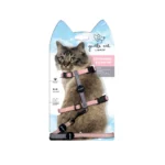 GENTLE CAT Harness Leash SET Blush Pink