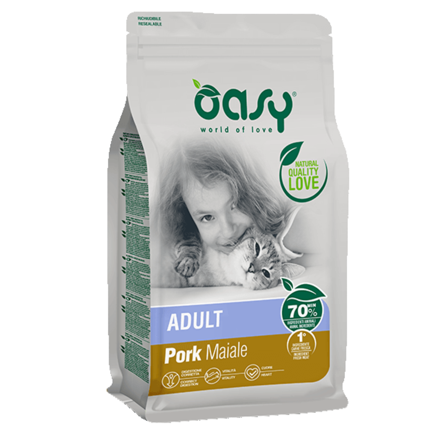 OZ0001 Oasy Dry Cat - ADULT MAIALE 300 gr - Figura 1