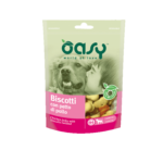 Oasy Snack Dog Chicken Jerky with Biscuits Twisted  100 gr