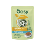 Oasy Wet Dog Straccetti - PUPPY POLLO e RISO Busta 100 g