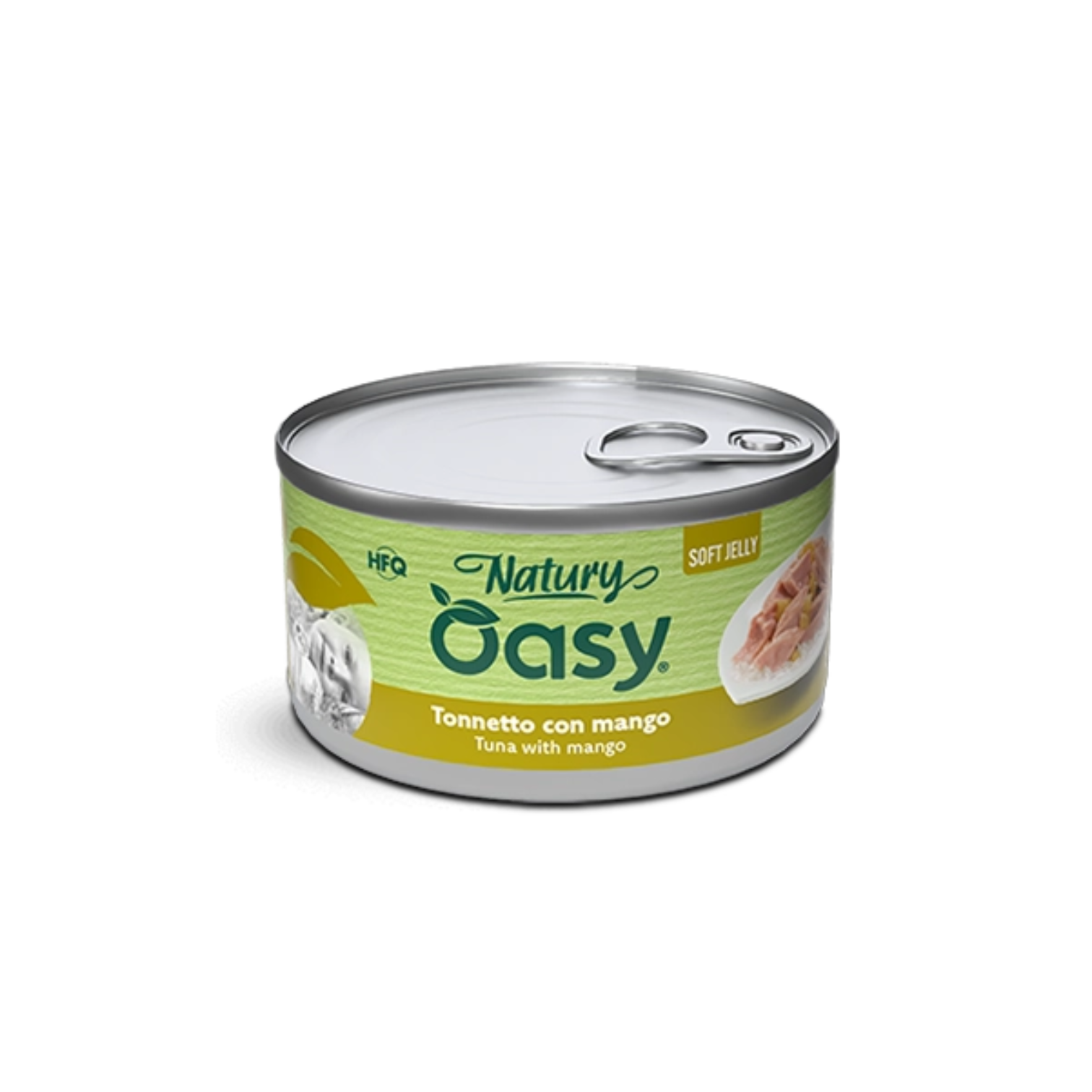 OZ3071 Oasy Wet Cat Natury Soft Jelly - TONNETTO CON MANGO Lattina 85 g - Figura 1