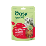 Oasy Snack Dog Dry Chicken Jerky with Rawhide Twisted Stick 350 gr