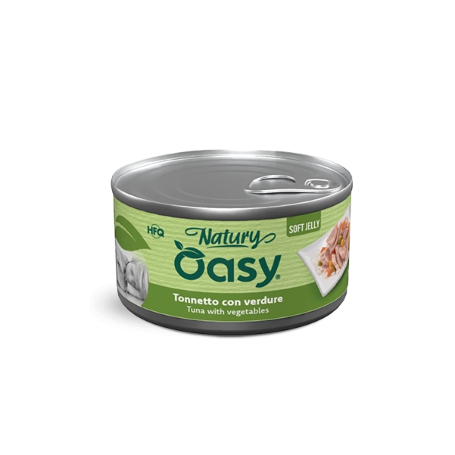 OZ4252 Oasy Wet Dog Natury Soft Jelly - TONNETTO CON VERDURE Lattina 15 - Figura 1