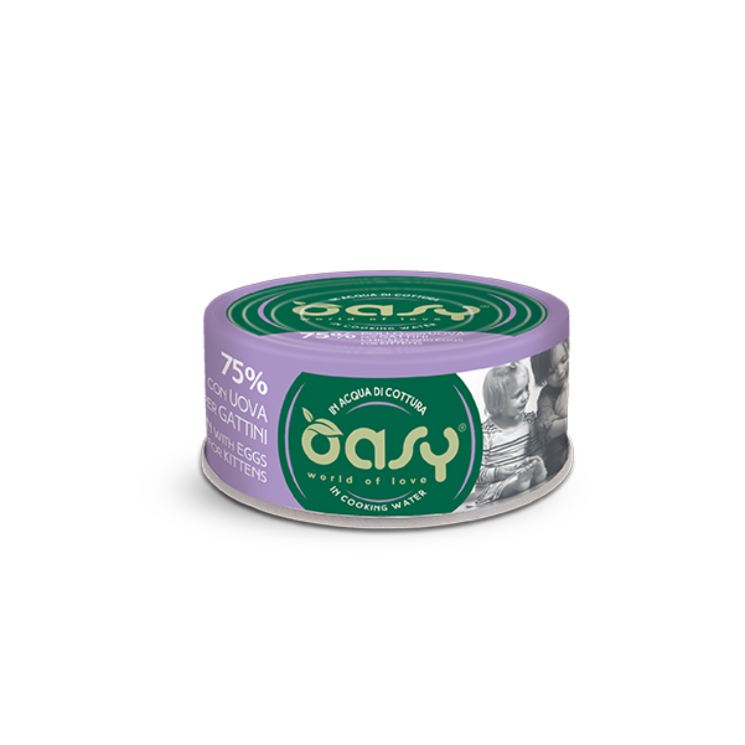 OZ4829 Oasy Wet Cat More Love - POLLO UOVA GATTINI Lat. 70 g - Figura 1