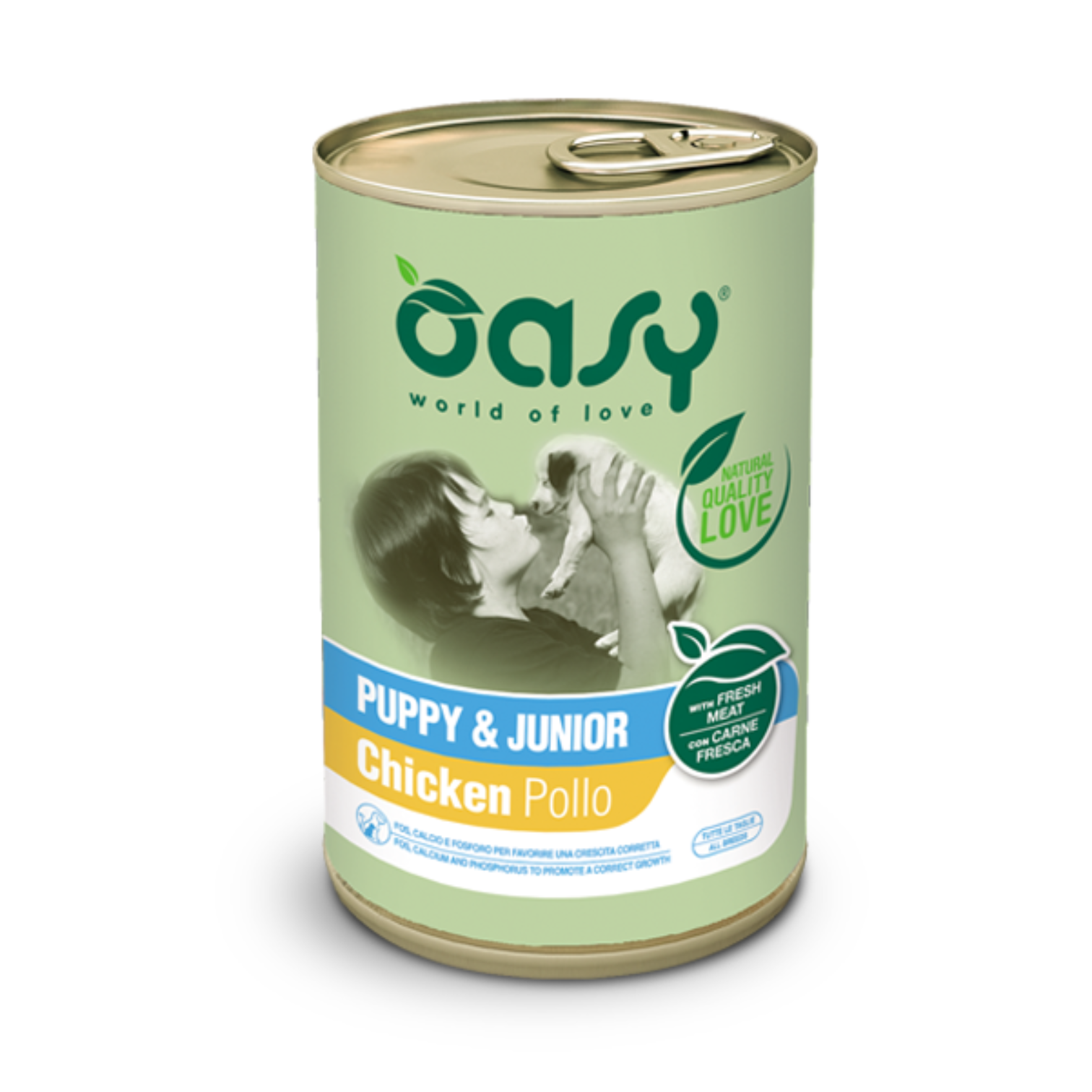 OZ5208 Oasy Wet Dog Lifestage - PUPPY Lattina 400 gr - Figura 1