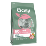 Oasy Dry Cat Superior Ad Steriliz PORK 300 gr